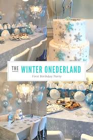Winter Onederland First Birthday Party