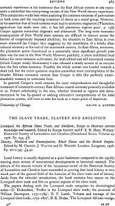 the slave trade slavery and abolition liverpool the african 