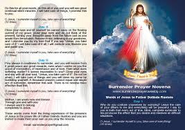 Surrender your will to the almighty and experience the greater life god wants to give you. Surrender Prayer Novena