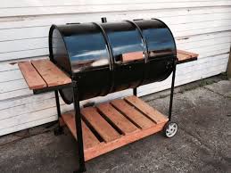 55 gallon barrel bbq grill custom made