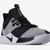 Colorways range from a clean black and white silhouette to brighter designs. Paul George Shoes 3