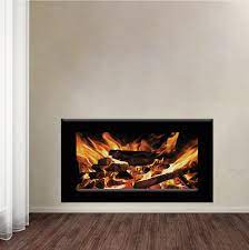 fireplace wallpaper decal fireplace
