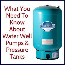 how does a well pump and pressure tank work