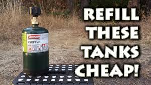 how to refill coleman propane 1lb fuel