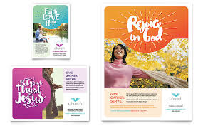 Church Flyer Ad Template Word Publisher