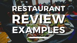 30 good restaurant review exles to