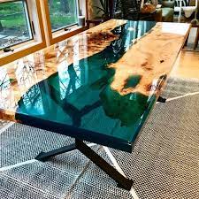 Exquisite Light Green Resin Table