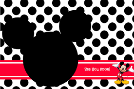 Mickey Mouse Invitation Free Template