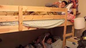how much weight can a top bunk hold