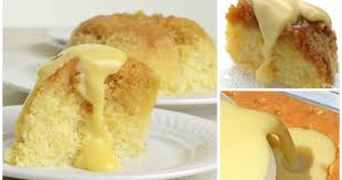 Sponge cake al microonde con crema pasticcera - (3.9/5)