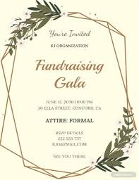 27 fundraising invitation templates