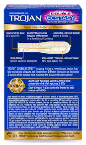 Trojan Double Ecstasy Lubricated Condoms