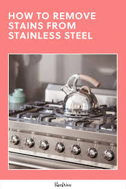 remove stains from stainless steel