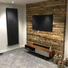 Pallet Wood Feature Tv Wall Wood