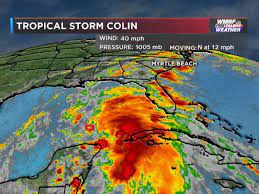 Tropical Storm Colin forms