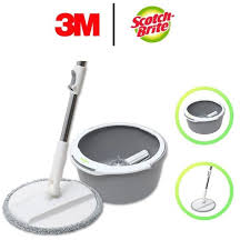 bucket compact microfiber spin mop