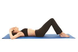 supine hook lying position for