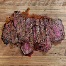pellet grilled venison steak green