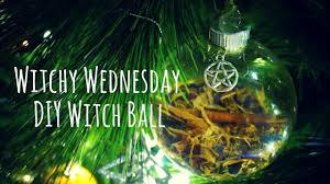 Calendula for banishing negativity rose for love orange pee. Witchy Wednesday Diy Witch Ball Youtube