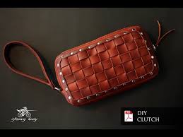 diy leather clutch bag pdf pattern