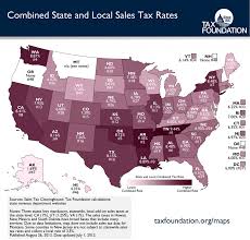 The United States Of Sales Tax In One Map U S States