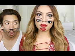 double vision halloween makeup tutorial