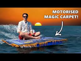 riding an electric magic carpet you
