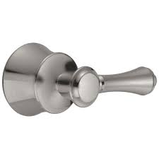 delta stainless lever shower handle in