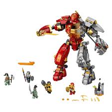 Lego ninjago fire stone mech 71720 ninja mech building toy for kids age 9  968 pieces walmart com – Artofit