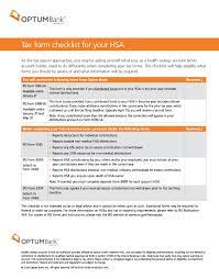 Attach the statements to your paper tax return after the controlling form 8889. Hsa Tax Time Checklist
