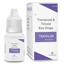 travoprost and timolol eye drops at