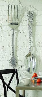 Giant Spoon Wall Decor For Kitchen Art
