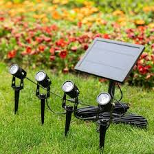 Solar Spotlights Outdoor 2 In 1