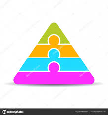 Blank Pyramid Template Four Layers Blank Pyramid Template