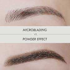 powder brows vs microblading