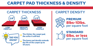 how the right carpet padding can really