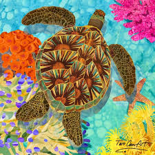 Sea Turtle Wall Art Giclee Canvas Or