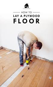 how to lay a plywood floor