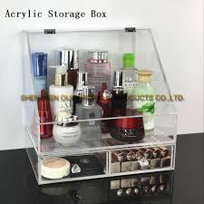 plastic cosmetic makeup box