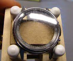 repairing a scratched acrylic watch crystal