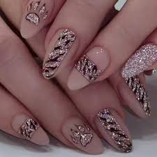 sweet cool claw false nails french nail