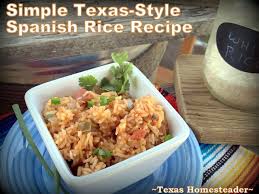 easiest texas style spanish rice recipe