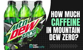much caffeine is in mountain dew zero