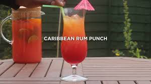 fruity caribbean rum punch recipe made