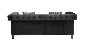 Abildgaard Sofa Black Upholstery