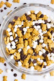 s mores snack mix fun for kids