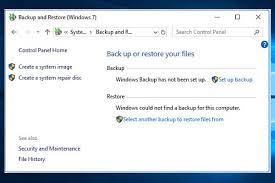 how to use backup and re windows 7