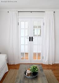 White French Doors Framed By Gorgeous