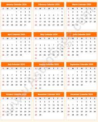 printable calendar 2020 with holidays
