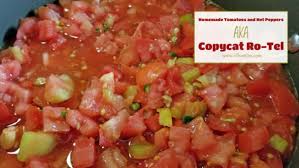diced tomatoes with hot peppers aka